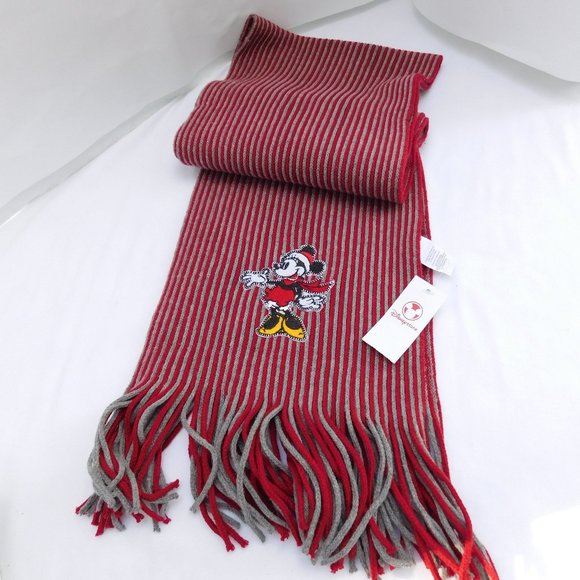Disney Accessories - DISNEY STORE MINNIE MOUSE FRINGE SCARF